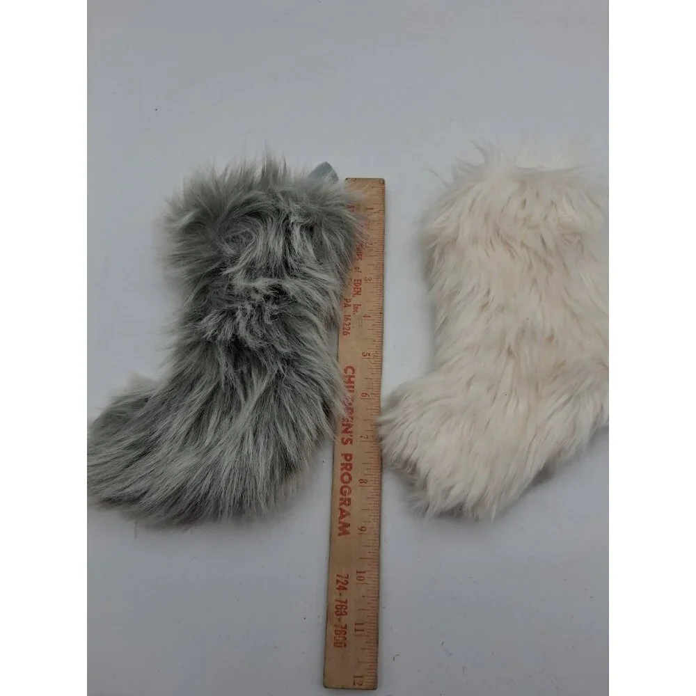 Wondershop Target Faux Fur Christmas Stockings Plush 8
